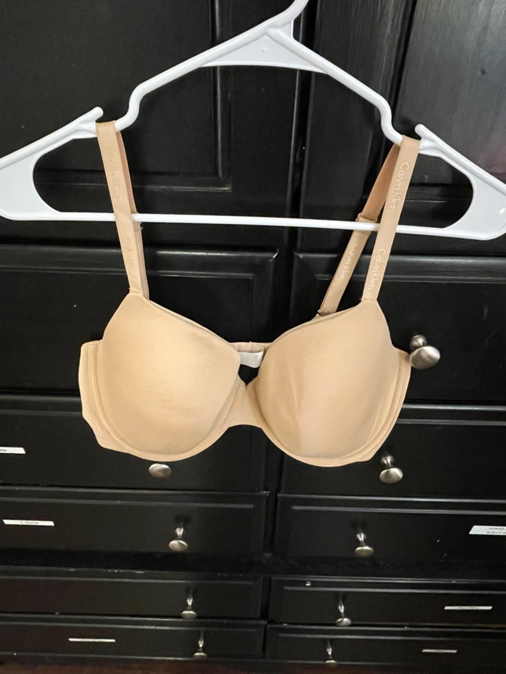 Calvin Klein Beige Nude T-Shirt Bra with Light Molding